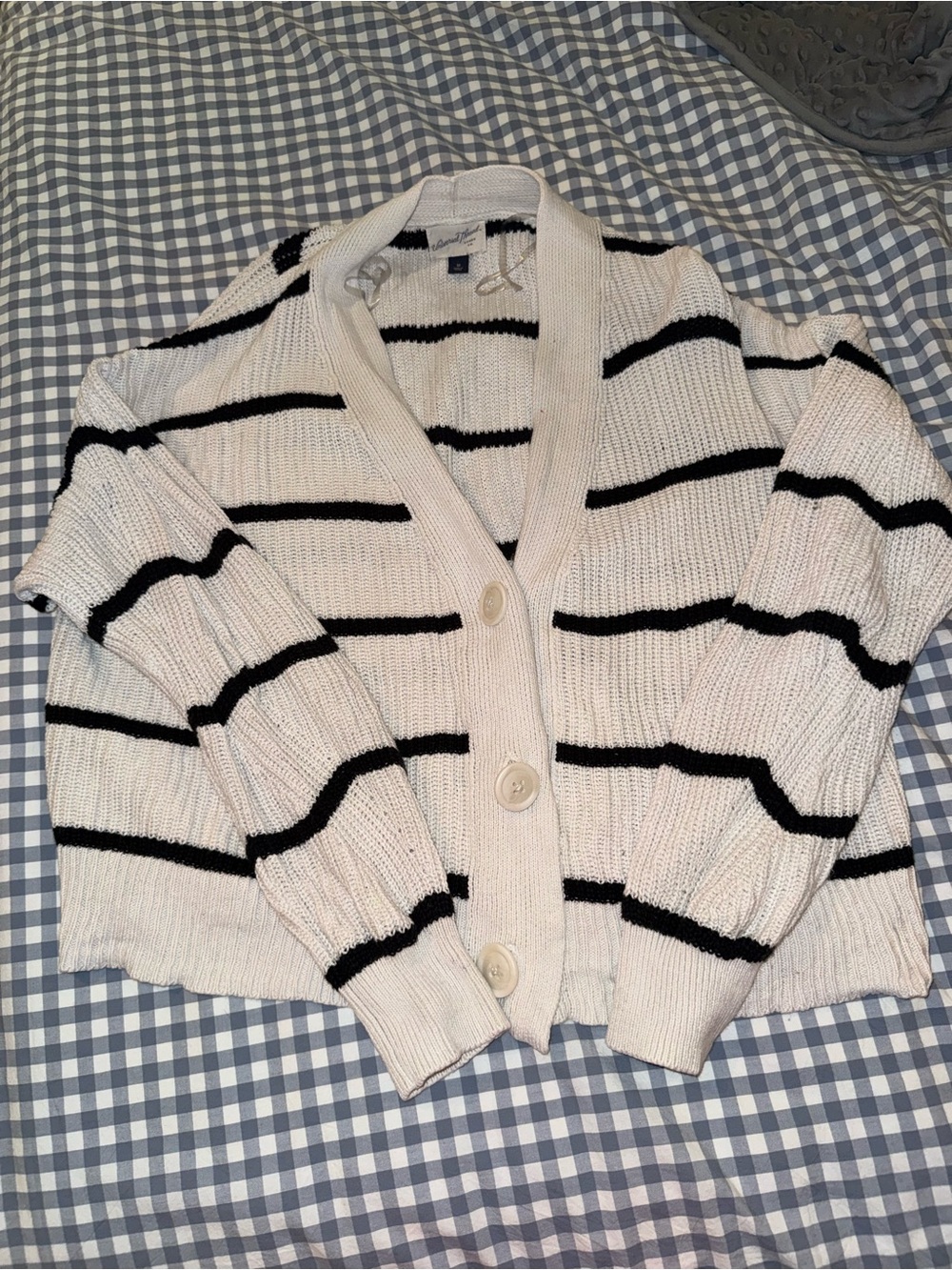 White and Blue Sweater